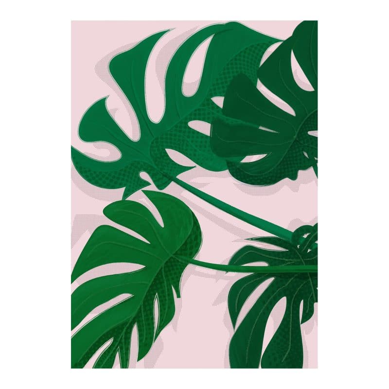 Monsterra Tropical Plant Art Print